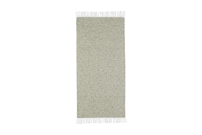 Matta Mix Goose 150x150 PVC/Bomull/Polyester Grön - Horredsmattan - Textil & mattor - Matta - Modern matta - Trasmatta