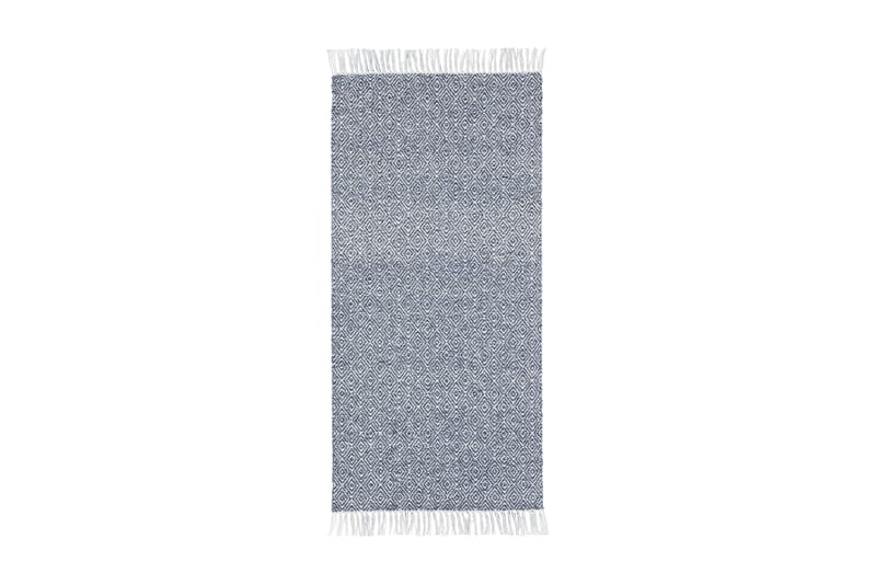 Matta Mix Goose 150x150 PVC/Bomull/Polyester Blå - Horredsmattan - Textil & mattor - Matta - Modern matta - Trasmatta