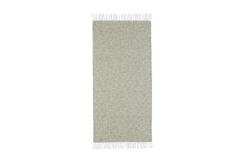 Matta Mix Goose 150x250 PVC/Bomull/Polyester Grön - Horredsmattan - Trasmatta