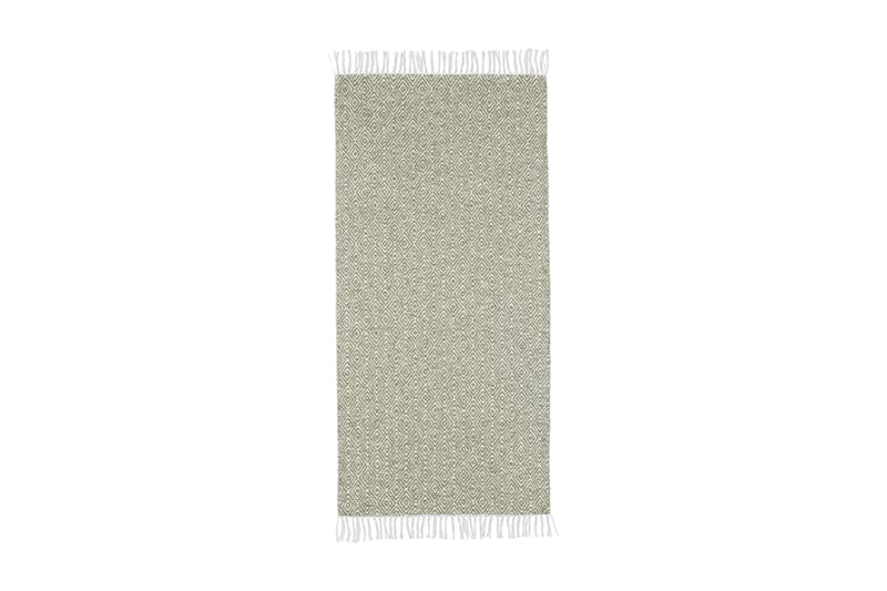 Matta Mix Goose 170x200 PVC/Bomull/Polyester Grön - Horredsmattan - Trasmatta