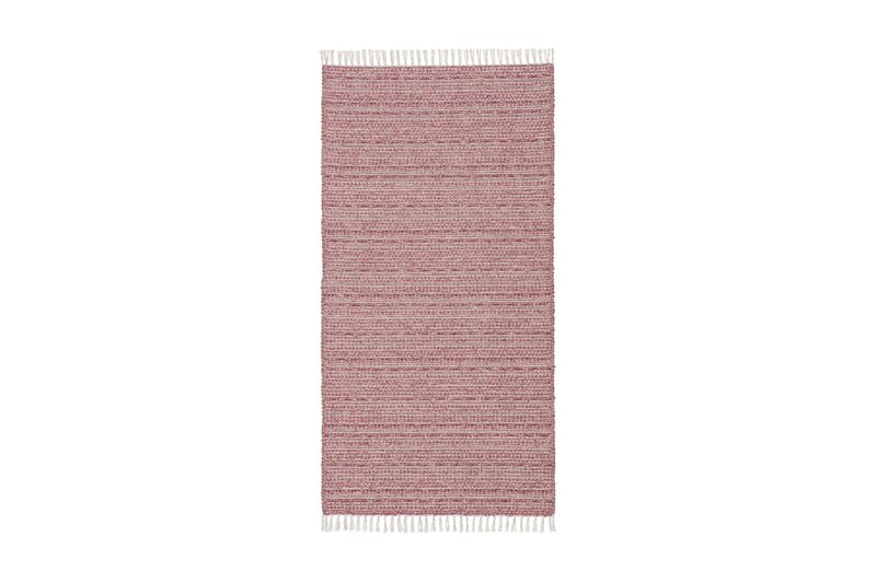 Matta Mix Svea 70x340 PVC/Bomull/Polyester Rosa - Horredsmattan - Trasmatta