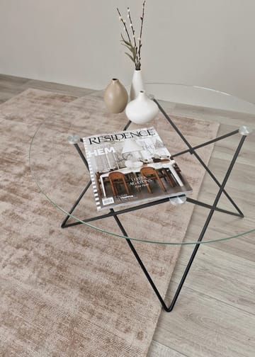 Tribeca Viskosmatta 160x230 cm Rektangulär - Linne - Textil & mattor - Matta - Modern matta - Viskosmatta & konstsilkesmatta
