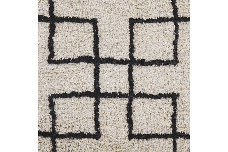 Turhal Ryamatta 80x150 cm - Beige - Textil & mattor - Matta - Modern matta - Ryamatta