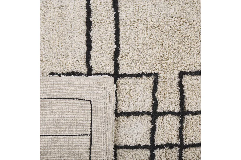 Turhal Ryamatta 80x150 cm - Beige - Textil & mattor - Matta - Modern matta - Ryamatta