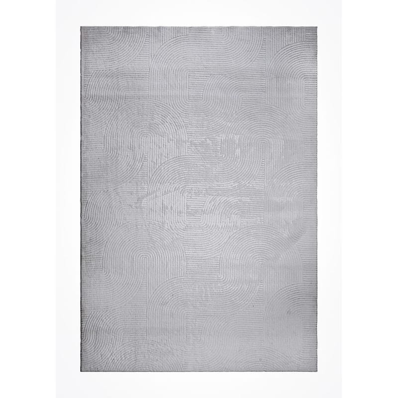 Tvättbar Matta Castello Art, Grå