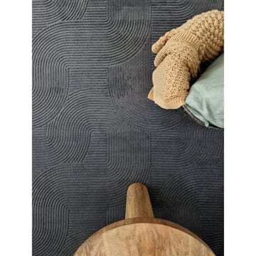 Tvättbar Matta Castello Art - Grafit - Textil & mattor - Matta - Modern matta - Trasmatta