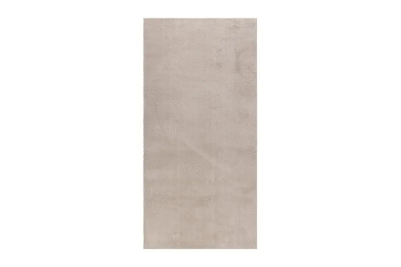 Tvättbar Matta Soft, 80x230 cm, Melerad Linne