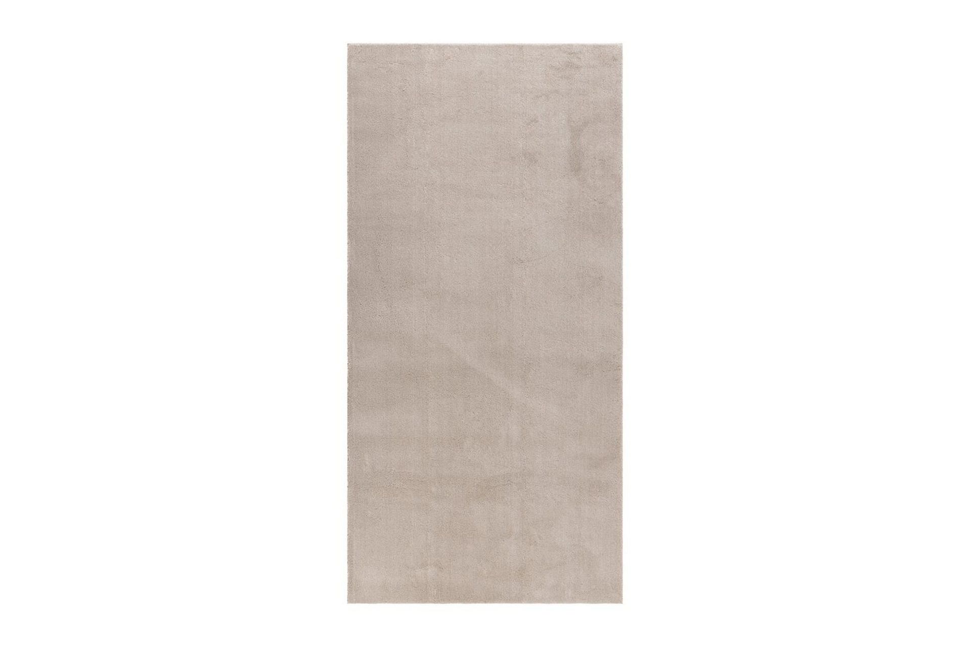Tvättbar Matta Soft - 80x230 cm, Melerad Linne