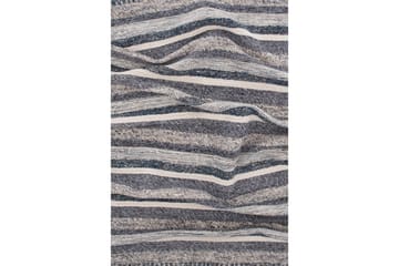 Agra Ullmatta 200x300 cm - Marinblå/Grå - Textil & mattor - Matta - Modern matta - Ullmatta