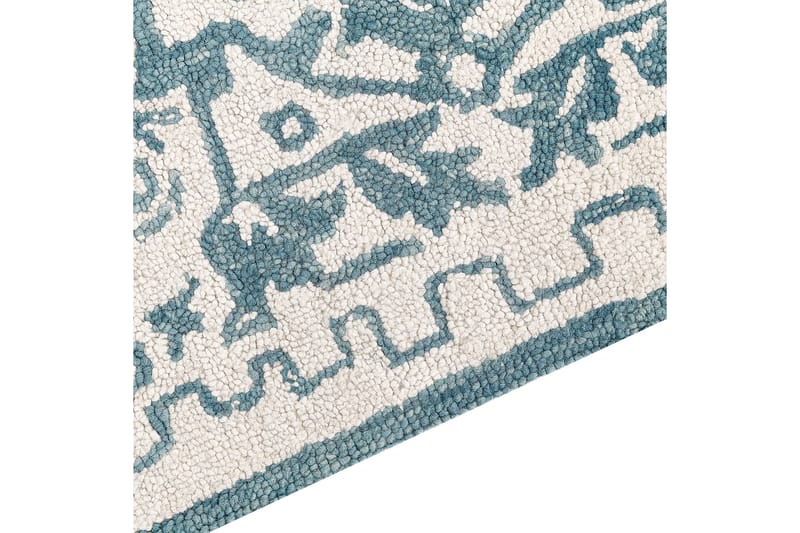 Ullmatta Ahmetli 140x200 cm - Blå - Textil & mattor - Matta - Modern matta - Ullmatta