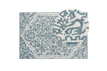 Ullmatta Ahmetli 140x200 cm - Blå - Textil & mattor - Matta - Modern matta - Ullmatta