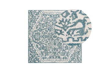 Ullmatta Ahmetli 200x200 cm Kvadratisk - Svart/Vit - Textil & mattor - Matta - Modern matta - Ullmatta