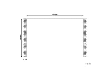 Ullmatta Alkent 160x230 cm - Svart/Vit - Textil & mattor - Matta - Modern matta - Ullmatta