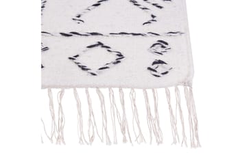 Ullmatta Alkent 80x150 cm - Svart/Vit - Textil & mattor - Matta - Modern matta - Ullmatta