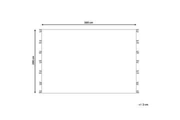 Ullmatta Arzakan 200x300 cm - Röd - Textil & mattor - Matta - Modern matta - Ullmatta
