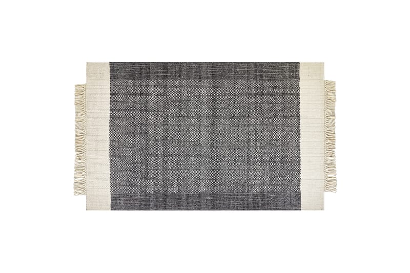 Ullmatta Atlanti 140x200 cm - Svart/Vit - Textil & mattor - Matta - Modern matta - Ullmatta