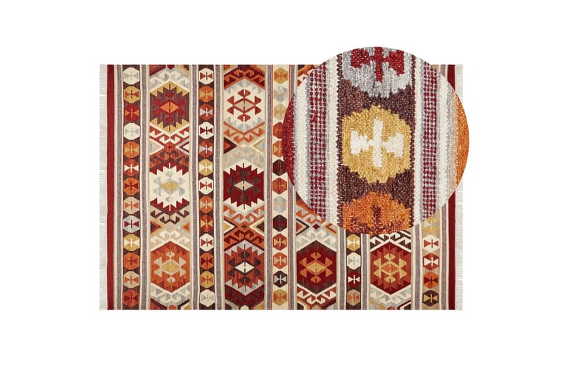 Ullmatta Aygavan 200x300 cm - Orange - Textil & mattor - Matta - Modern matta - Ullmatta