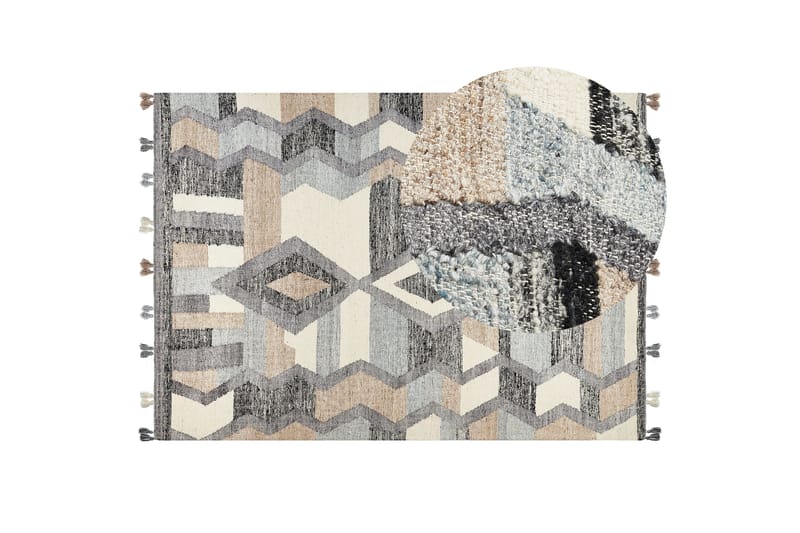 Ullmatta Aygezard 200x300 cm - Grå - Textil & mattor - Matta - Modern matta - Ullmatta