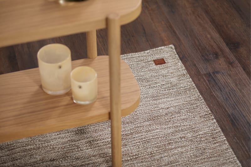 Birka Ullmatta Rektangulär 75x230 cm - Mörklinne - Textil & mattor - Matta - Modern matta - Ullmatta