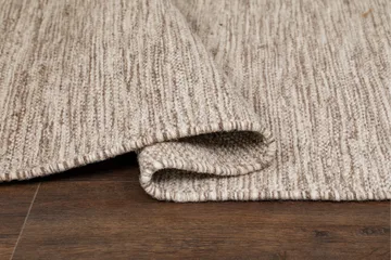 Birka Ullmatta Rektangulär 75x230 cm - Mörklinne - Textil & mattor - Matta - Modern matta - Ullmatta