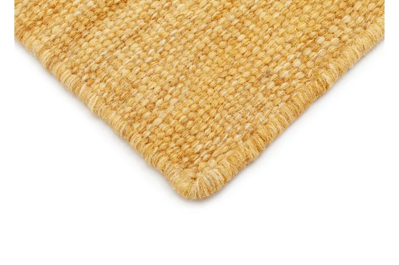 Birka Ullmatta Rektangulär 75x230 cm - Ockragul - Textil & mattor - Matta - Modern matta - Ullmatta