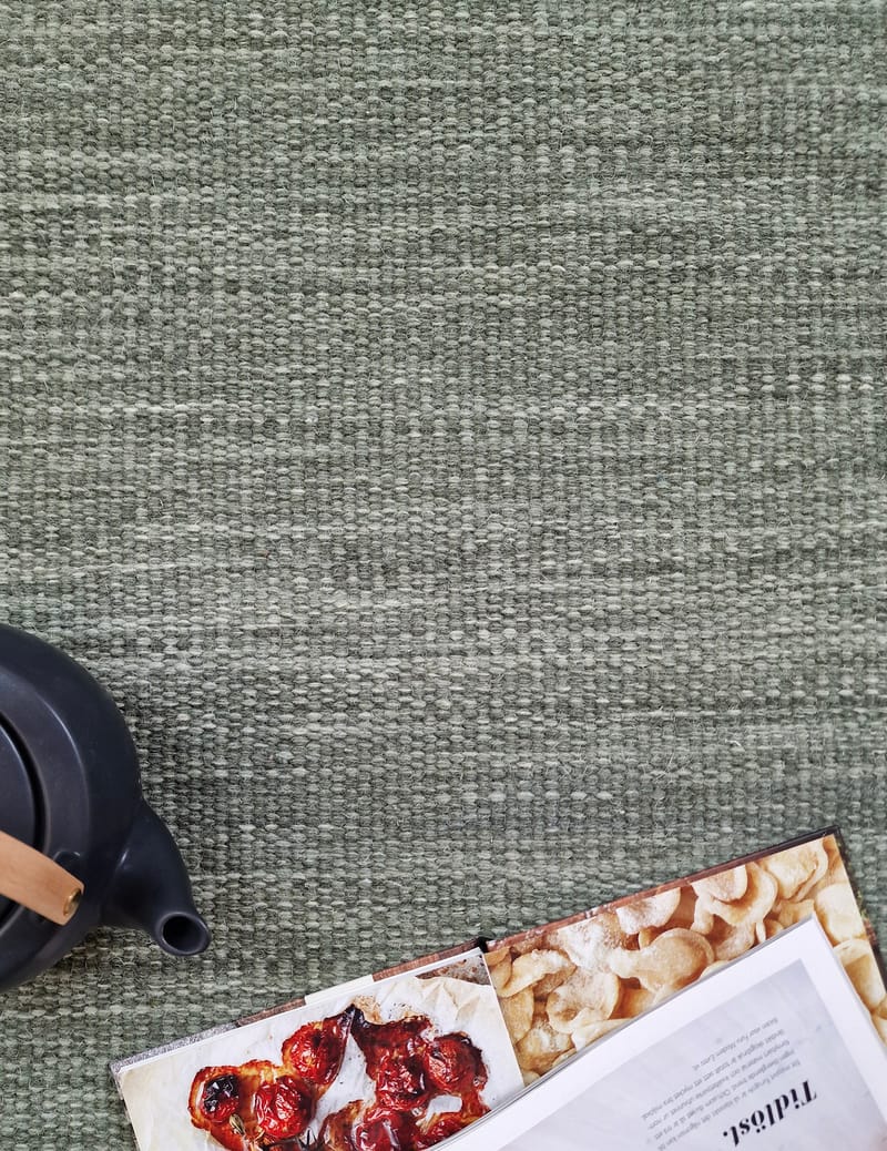 Birka Ullmatta Rektangulär 75x230 cm - Sammetsgrön - Textil & mattor - Matta - Modern matta - Ullmatta