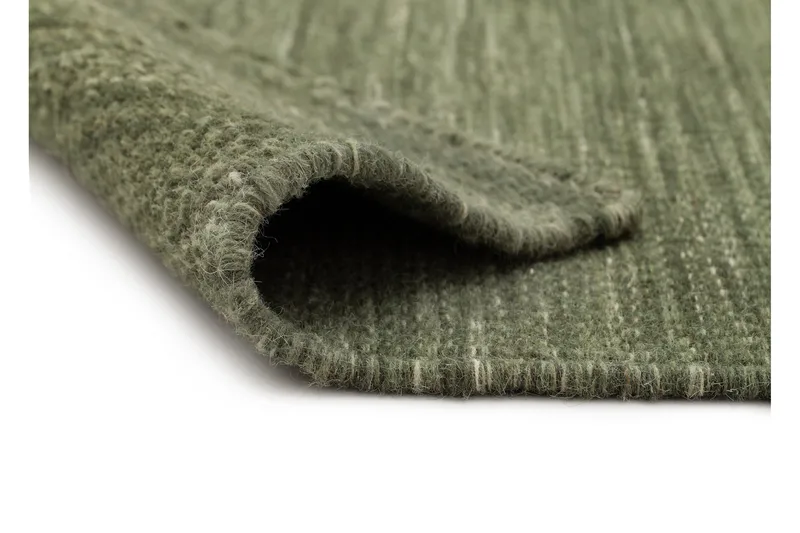 Birka Ullmatta Rektangulär 75x230 cm - Sammetsgrön - Textil & mattor - Matta - Modern matta - Ullmatta