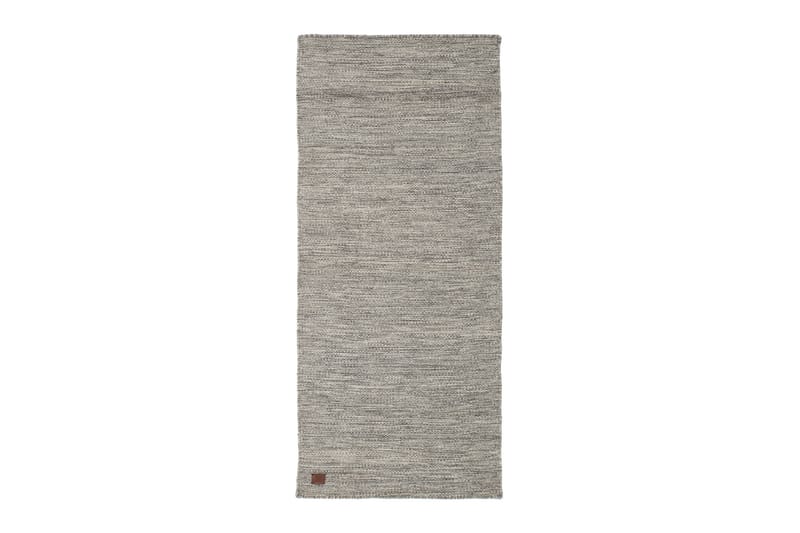 Birka Ullmatta Rektangulär 75x230 cm - Silver - Textil & mattor - Matta - Modern matta - Ullmatta