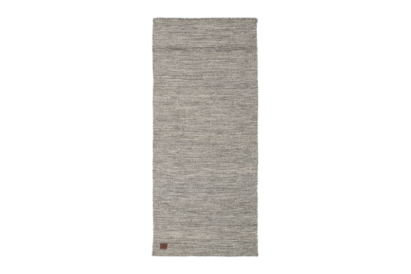 Birka Ullmatta Rektangulär 75x230 cm - Silver - Textil & mattor - Matta - Modern matta - Ullmatta