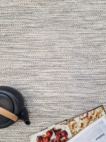 Birka Ullmatta Rektangulär 75x230 cm - Silver - Textil & mattor - Matta - Modern matta - Ullmatta