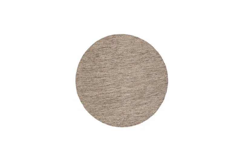 Birka Ullmatta Rund 120 cm - Mörklinne - Textil & mattor - Matta - Modern matta - Ullmatta