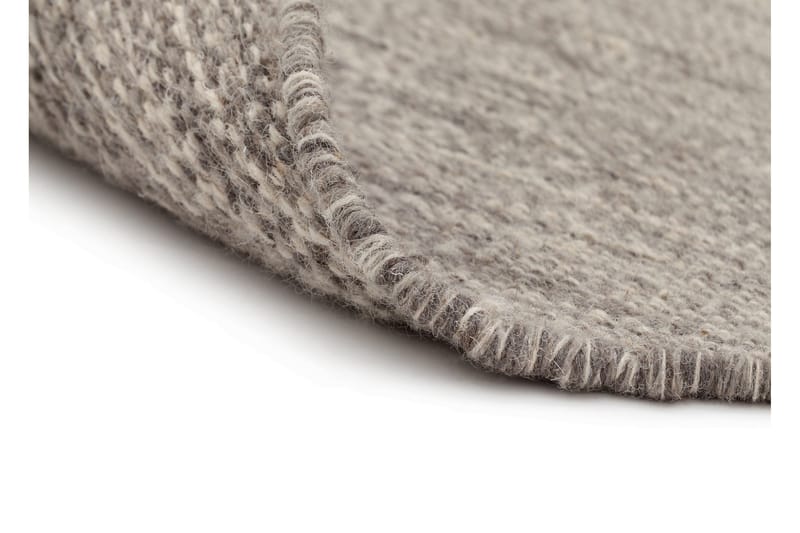 Birka Ullmatta Rund 120 - Silver - Textil & mattor - Matta - Modern matta - Ullmatta