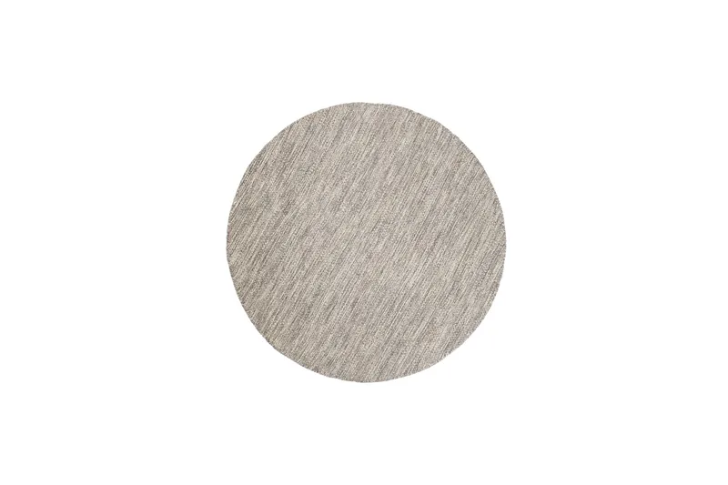 Birka Ullmatta Rund 120 - Silver - Textil & mattor - Matta - Modern matta - Ullmatta