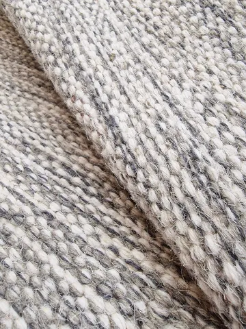 Birka Ullmatta Rund 120 - Silver - Textil & mattor - Matta - Modern matta - Ullmatta