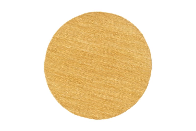 Birka Ullmatta Rund 200 - Ockragul - Textil & mattor - Matta - Modern matta - Ullmatta