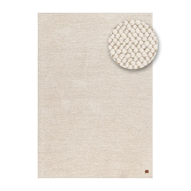 Ullmatta Bubble - 160x230 cm, Creme - Textil & mattor - Matta - Modern matta - Ullmatta