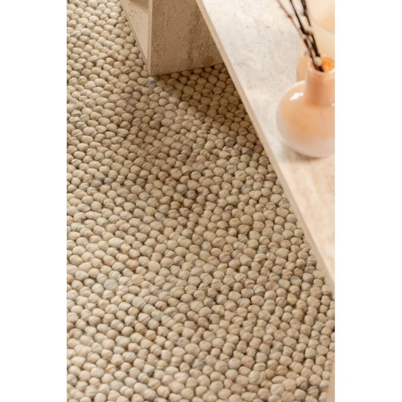 Ullmatta Bubble - 200x300 cm, Sand - Textil & mattor - Matta - Modern matta - Ullmatta