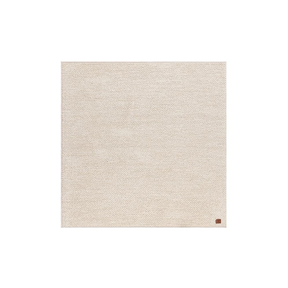 Ullmatta Bubble Kvadrat - 200x200 cm, Creme