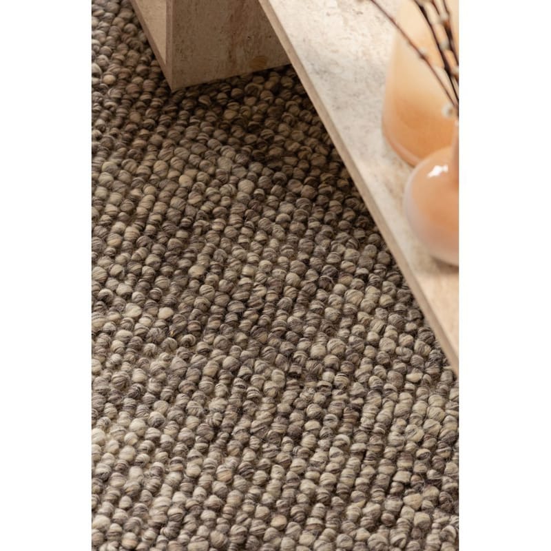 Ullmatta Bubble Kvadrat - 200x200 cm, Taupe - Textil & mattor - Matta - Modern matta - Ullmatta