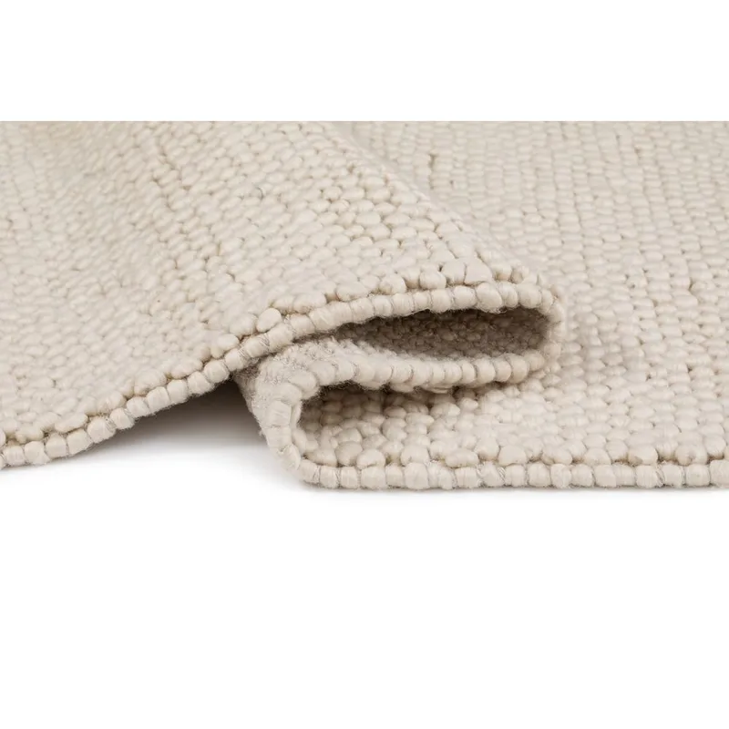 Ullmatta Bubble Kvadrat - 240x240 cm, Creme - Textil & mattor - Matta - Modern matta - Ullmatta