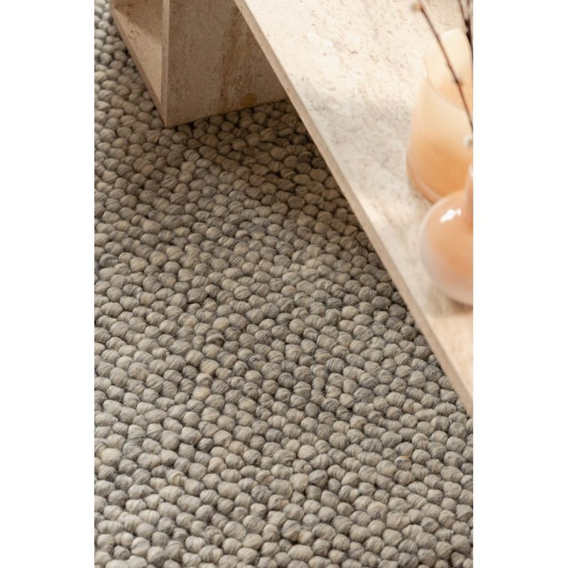 Ullmatta Bubble Kvadrat - 240x240 cm, Grå - Textil & mattor - Matta - Modern matta - Ullmatta