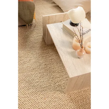 Ullmatta Bubble Kvadrat - 240x240 cm, Natur - Textil & mattor - Matta - Modern matta - Ullmatta