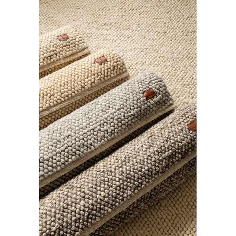 Ullmatta Bubble Kvadrat - 300x300 cm, Grå - Textil & mattor - Matta - Modern matta - Ullmatta