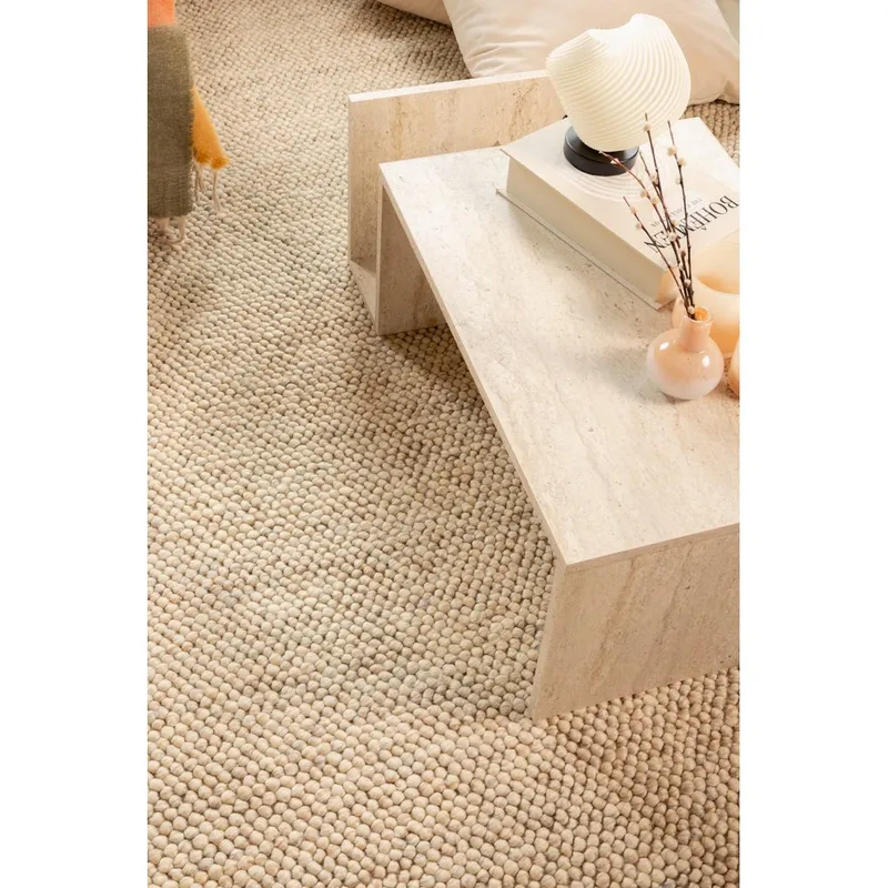 Ullmatta Bubble Kvadrat - 300x300 cm, Sand - Textil & mattor - Matta - Modern matta - Ullmatta