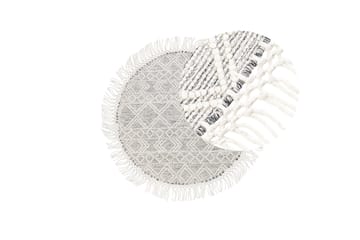 Ullmatta Buldan 140 cm Rund - Grå - Textil & mattor - Matta - Modern matta - Ullmatta