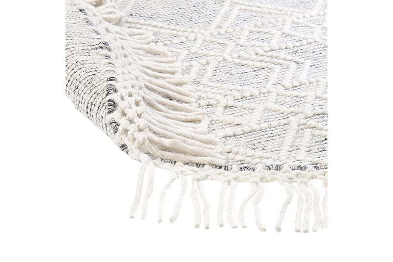 Ullmatta Buldan 140 cm Rund - Grå - Textil & mattor - Matta - Modern matta - Ullmatta