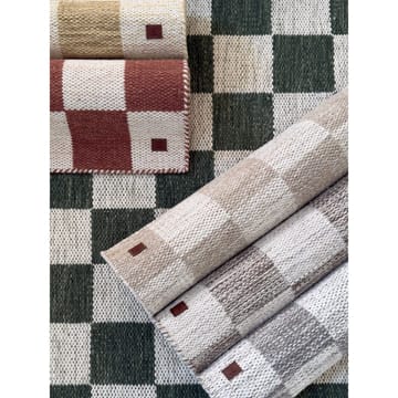 Ullmatta Chessie Kvadrat - 200x200 cm, Linne - Textil & mattor - Matta - Modern matta - Ullmatta