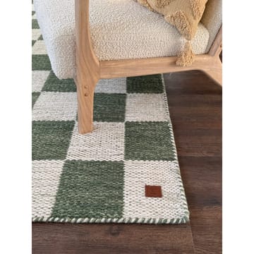 Ullmatta Chessie Kvadrat - 200x200 cm, Smaragdgrön - Textil & mattor - Matta - Modern matta - Ullmatta