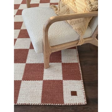 Ullmatta Chessie Kvadrat - 200x200 cm, Terracotta - Textil & mattor - Matta - Modern matta - Ullmatta