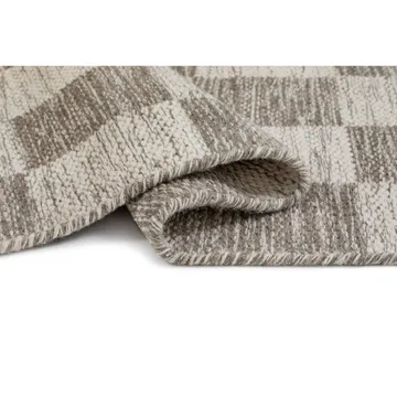 Ullmatta Chessie Kvadrat - 250x250 cm, Grå - Textil & mattor - Matta - Modern matta - Ullmatta